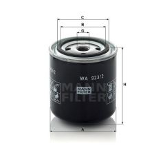 WA 923/2 FILTR CHŁODZIWA MANN FILTER