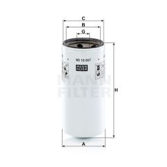 WD 10 007 FILTR HYDRAULICZNY MANN FILTER