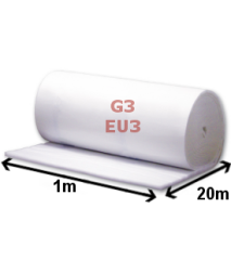 MATA FILTRACYJNA FL200 G3/EU3 1X20M GRUBOŚĆ-20MM BLUELINE